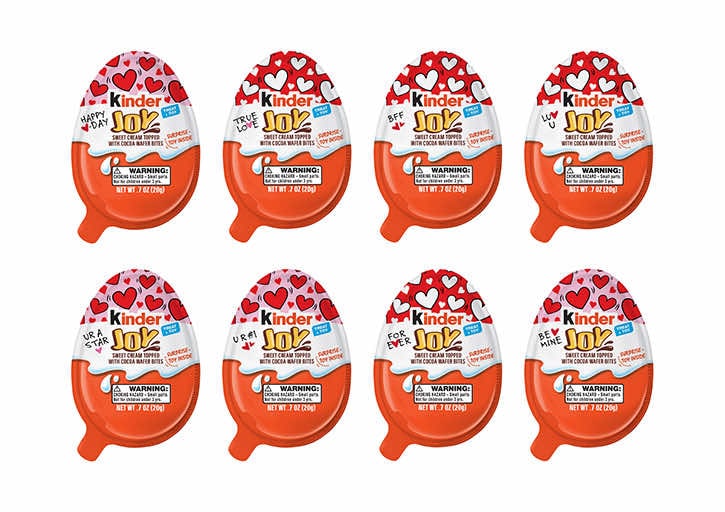 Kinder Seasonal Valentines - 1 piece