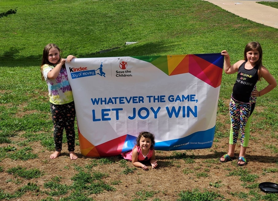 Kinder Partners with Save the Children